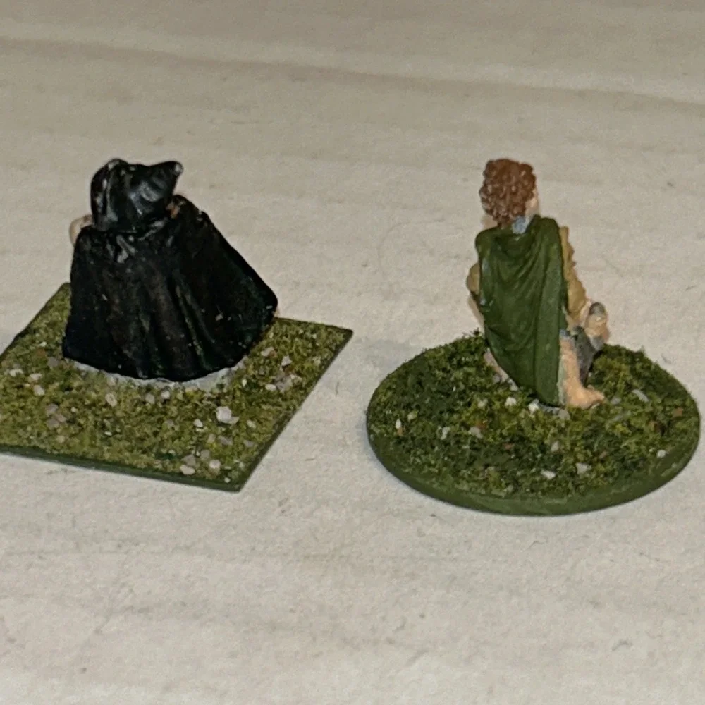 Ral Partha Metal‎ Miniature D&D Hobbit Dwarf Lord Of The Rings Frodo Sam